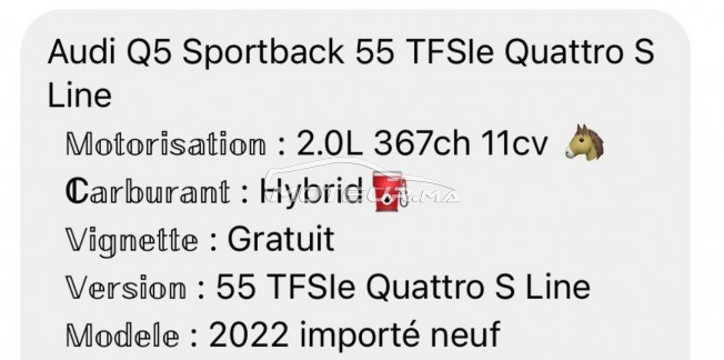 AUDI Q5 55 tfsle quattro s line occasion 3099486