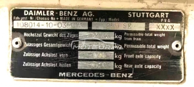 MERCEDES-BENZ Classe s Classe s se 250 occasion 1935044