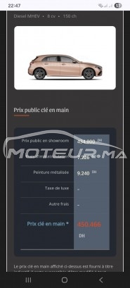 MERCEDES-BENZ Classe a 200d occasion 3163351