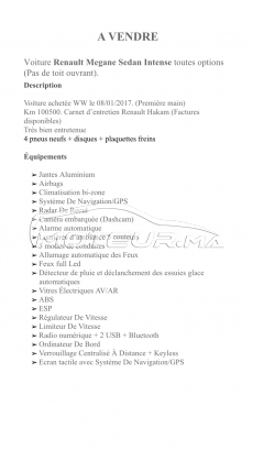 RENAULT Megane occasion 1365287