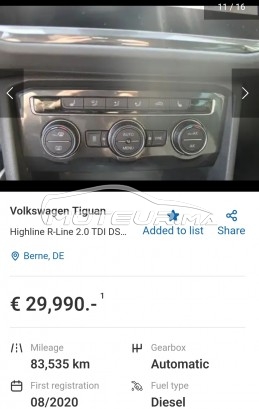 VOLKSWAGEN Tiguan Adil el yamlahi occasion 1864028