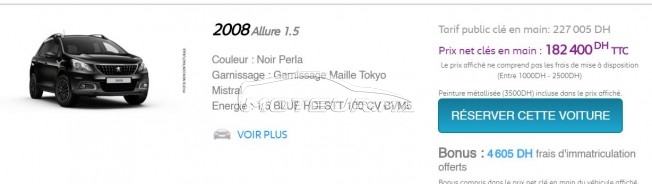 Consultez tous les avis sur le sujet: sur le forum de Moteur.ma le portail des voitures au Maroc