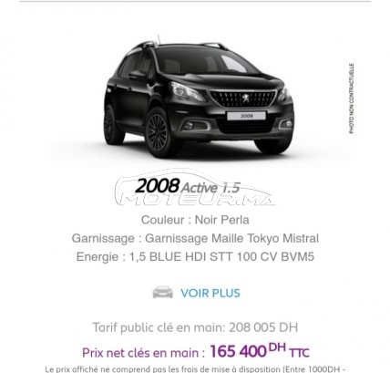 Consultez tous les avis sur le sujet: peugeot 2008 ancien version sur le forum voiture, automobile, bagnole  de Moteur.ma le portail des voitures au Maroc