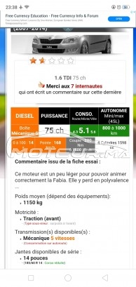 Consultez tous les avis sur le sujet: sur le forum de Moteur.ma le portail des voitures au Maroc