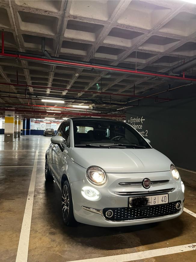 Belle Fiat 500 en excellent état – Décapotable