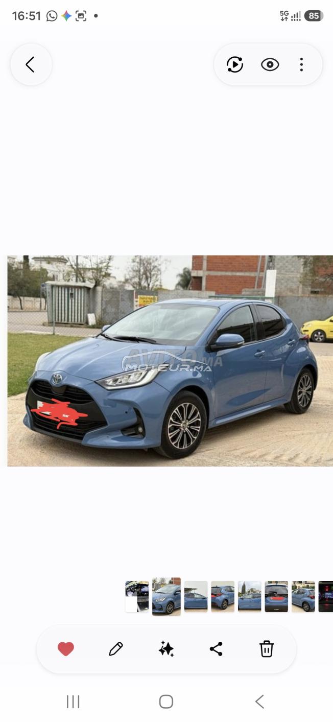 Toyota Yaris mars 2021 – 17 000 km – Fès