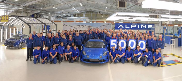 Alpine A110 : le cap des 5 000 exemplaires