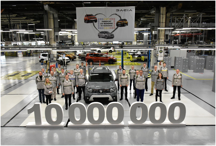 داسيا DACIA تنتج 10 مليون سيارة