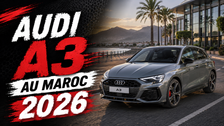 Audi A3 Sportback 2026 au Maroc : prix, versions, équipements et avis compacte premium