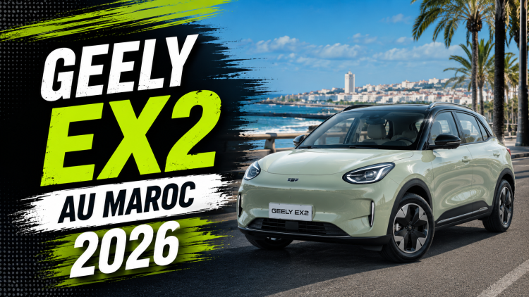Geely EX2 2026 au Maroc : dimensions, performances, fiche technique et points forts