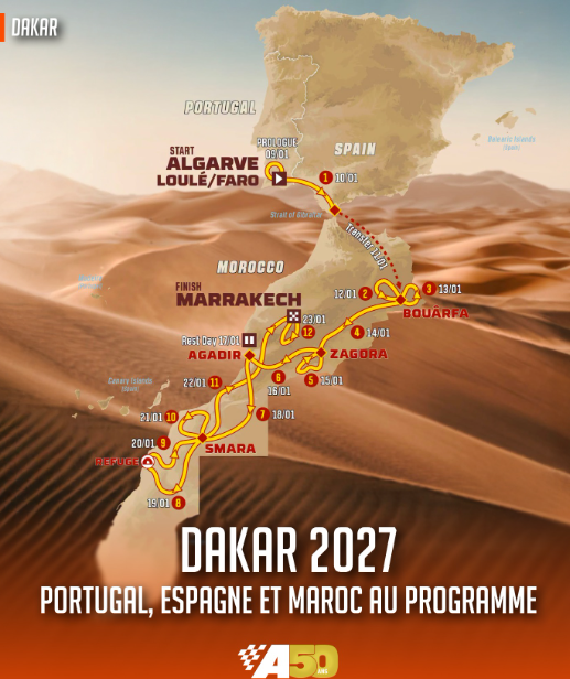Le Maroc fait un retour historique pour accueillir l'édition 2027 du Rallye Dakar !